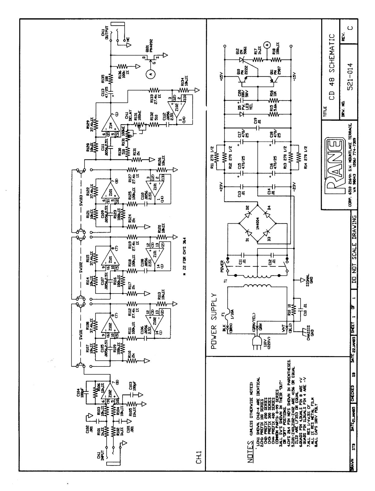 Rane CD 48 User Manual