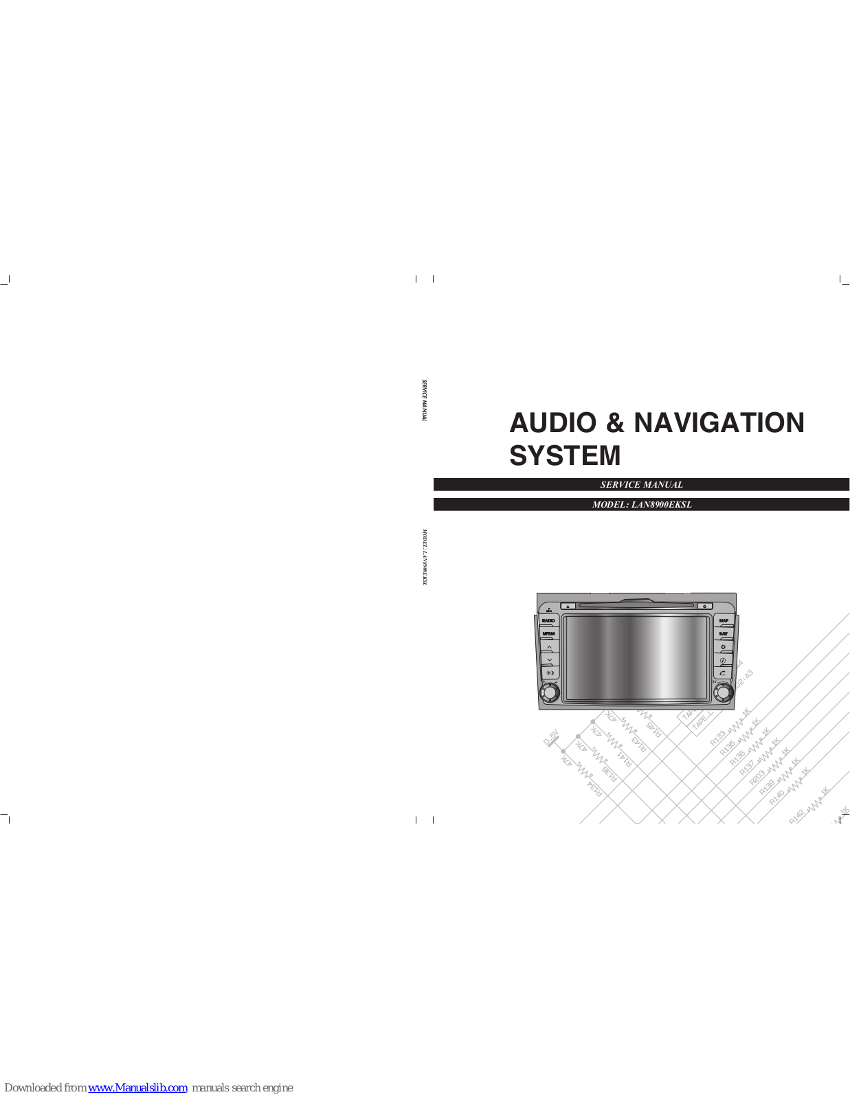 LG LAN8900EKSL Service Manual