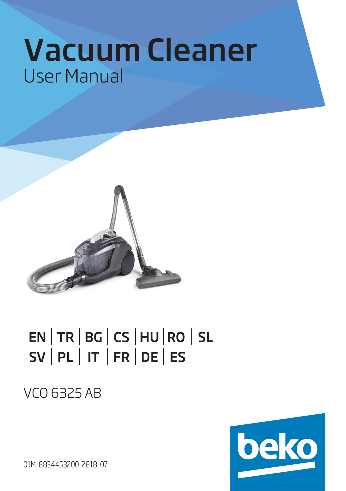 Beko VCO 6325 AB User manual