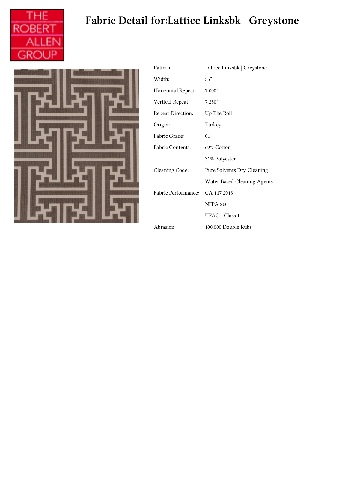 Robert Allen RALF1686 Specifications - ManualMachine.com