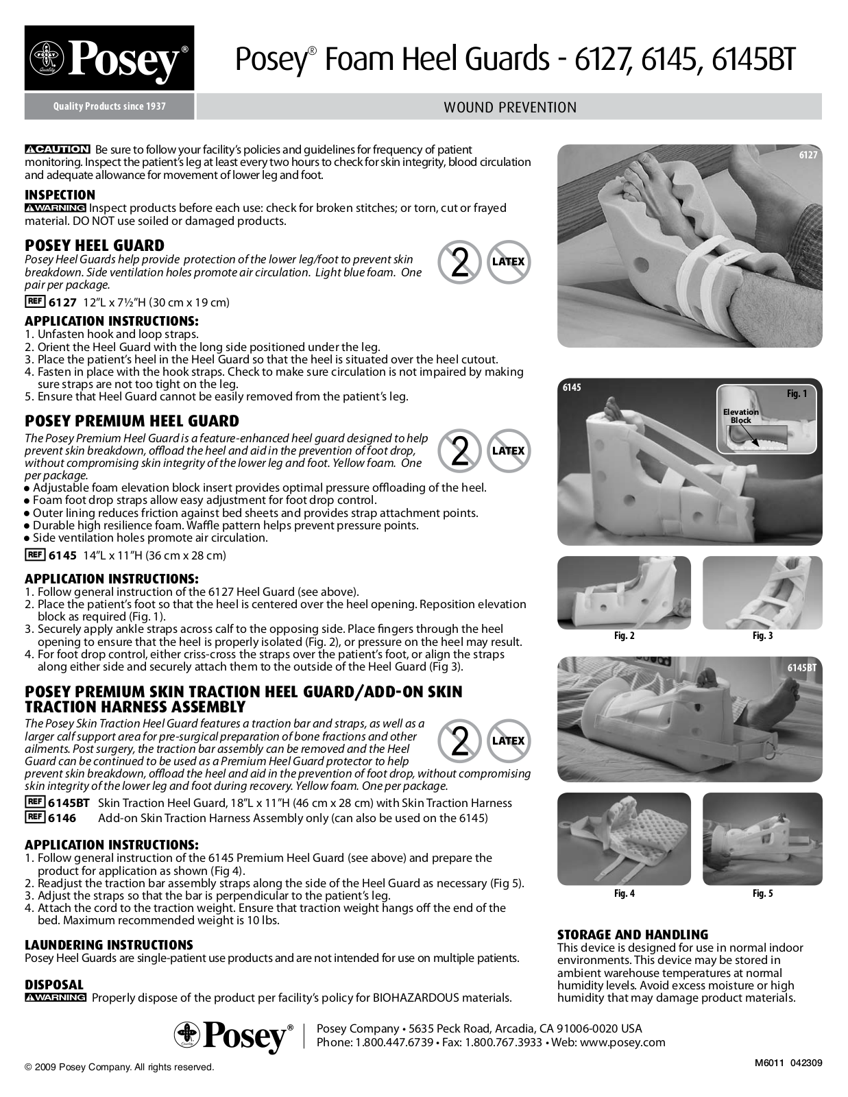 Posey Heel Guards User Manual