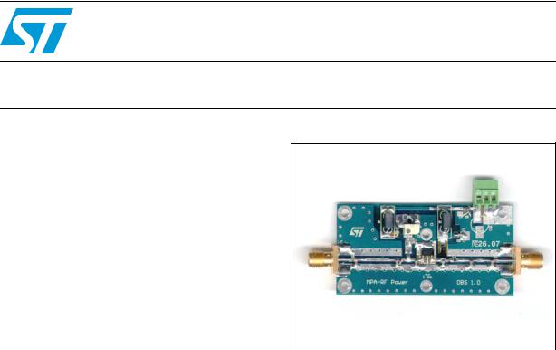 ST TDR017V1 User Manual