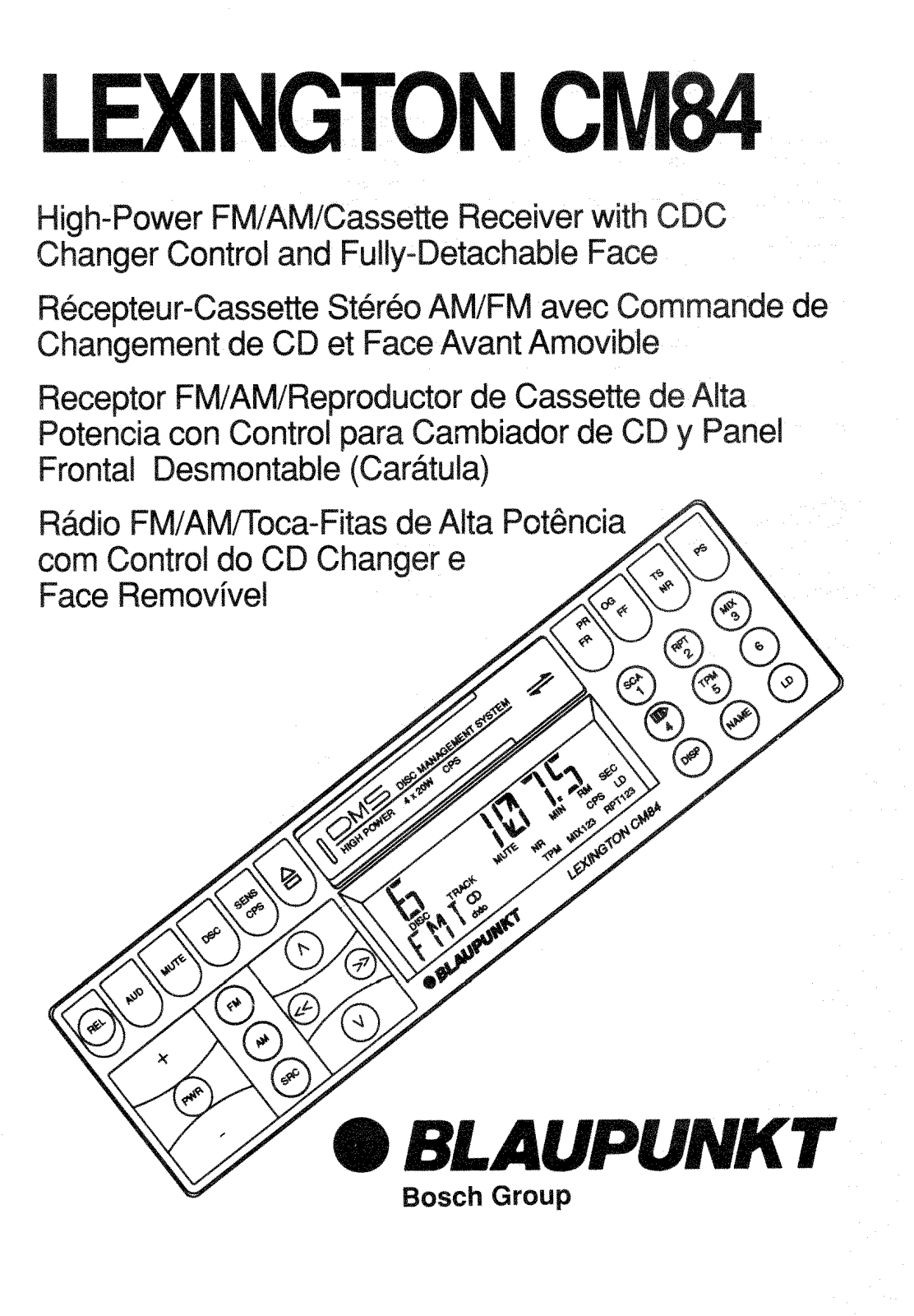 Blaupunkt Lexington-CM-84 Owners Manual