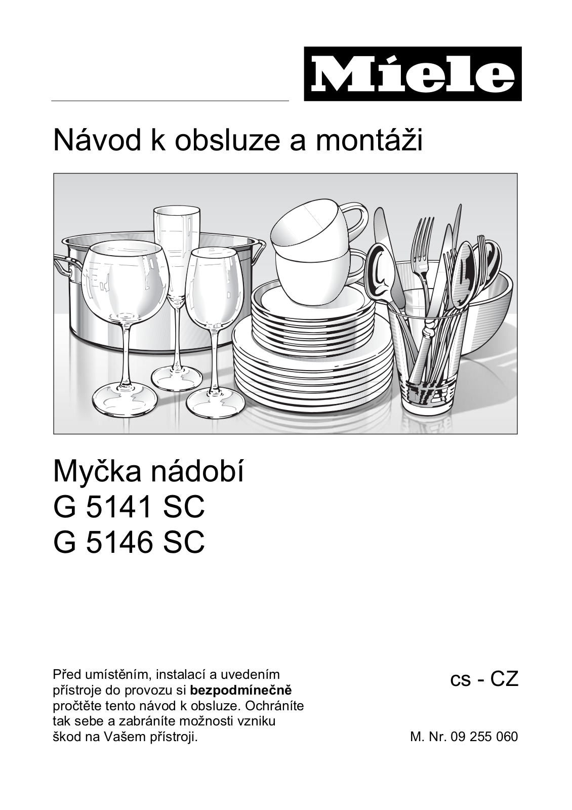 Miele G 5141 SC, G 5146 SC User manual