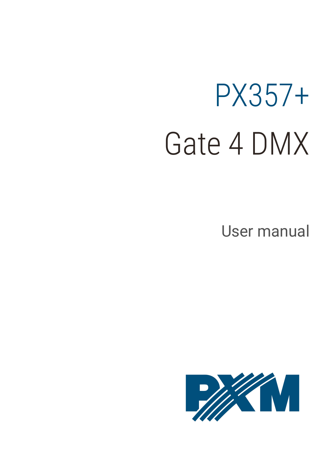 PXM PX357+, PX724 User Manual