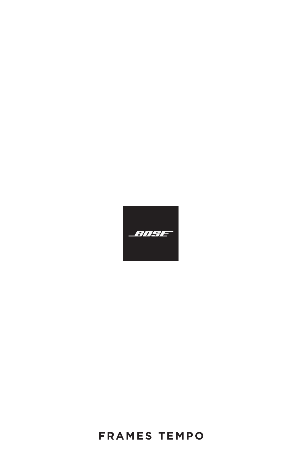 Bose Frames speed operation manual