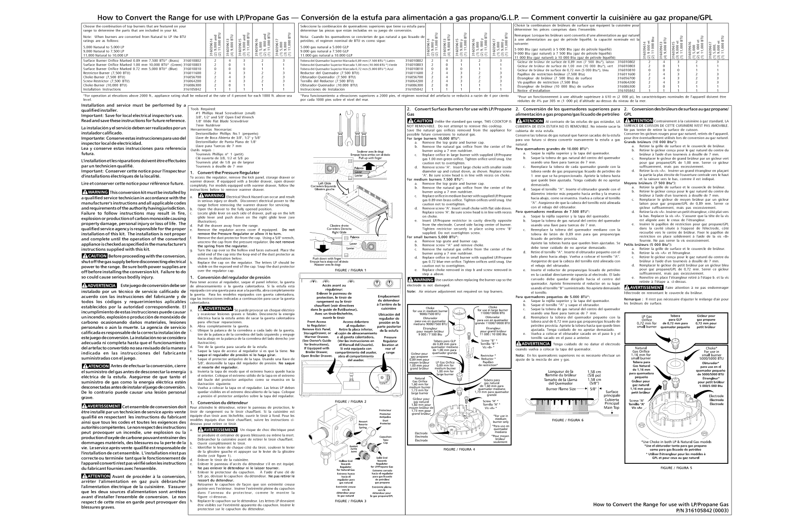 Frigidaire FGF368CJBA, FGF368CJBB, FGF368CJSA, FGF368CJSB, FGF368CJTA Installation Guide - ManualMachine.com