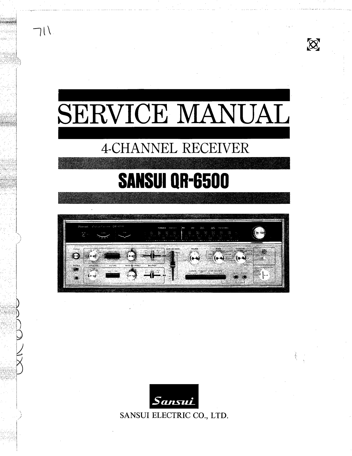 Sansui QR-6500 Service manual