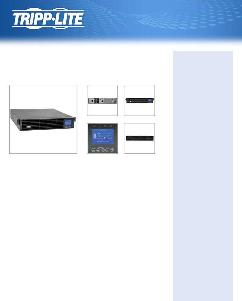 Tripp-Lite SUINT1000LCD2UN Data Sheet