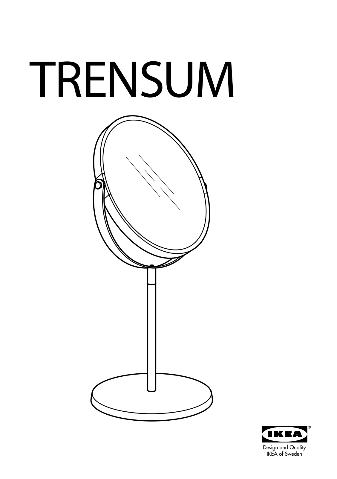 IKEA TRENSUM User Manual