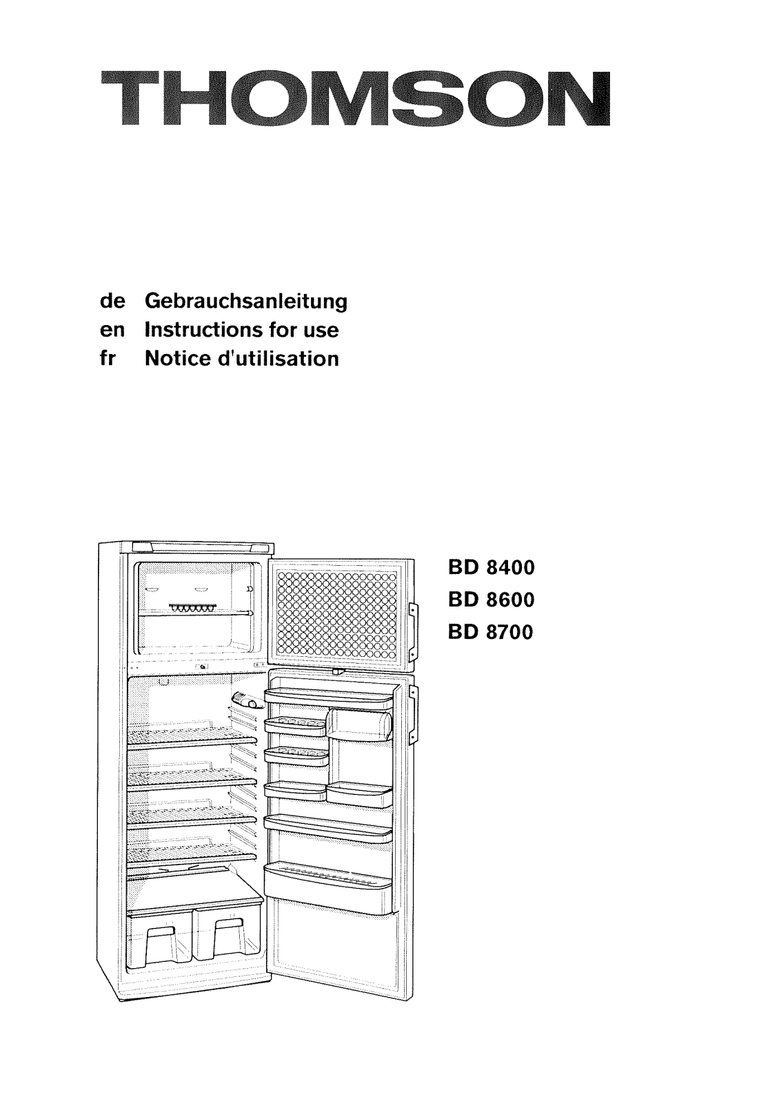 BRANDT DZA413WE User Manual