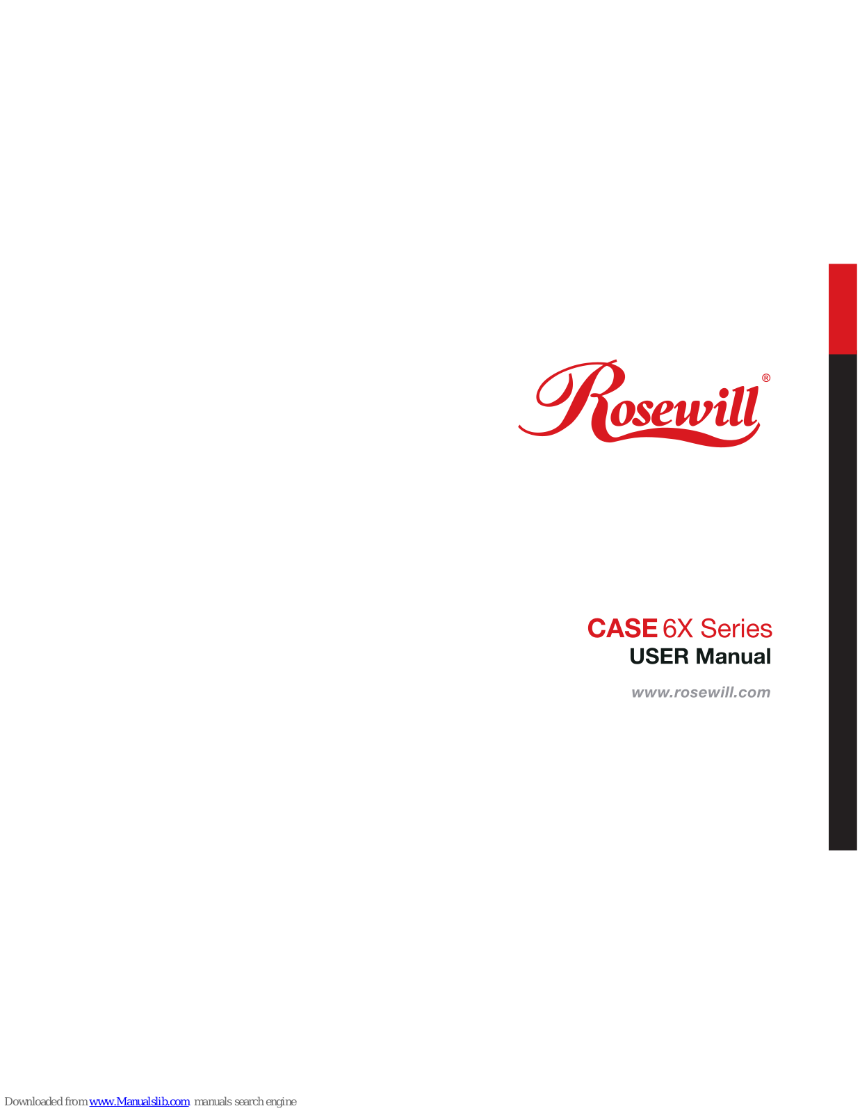 Rosewill 6X series User Manual