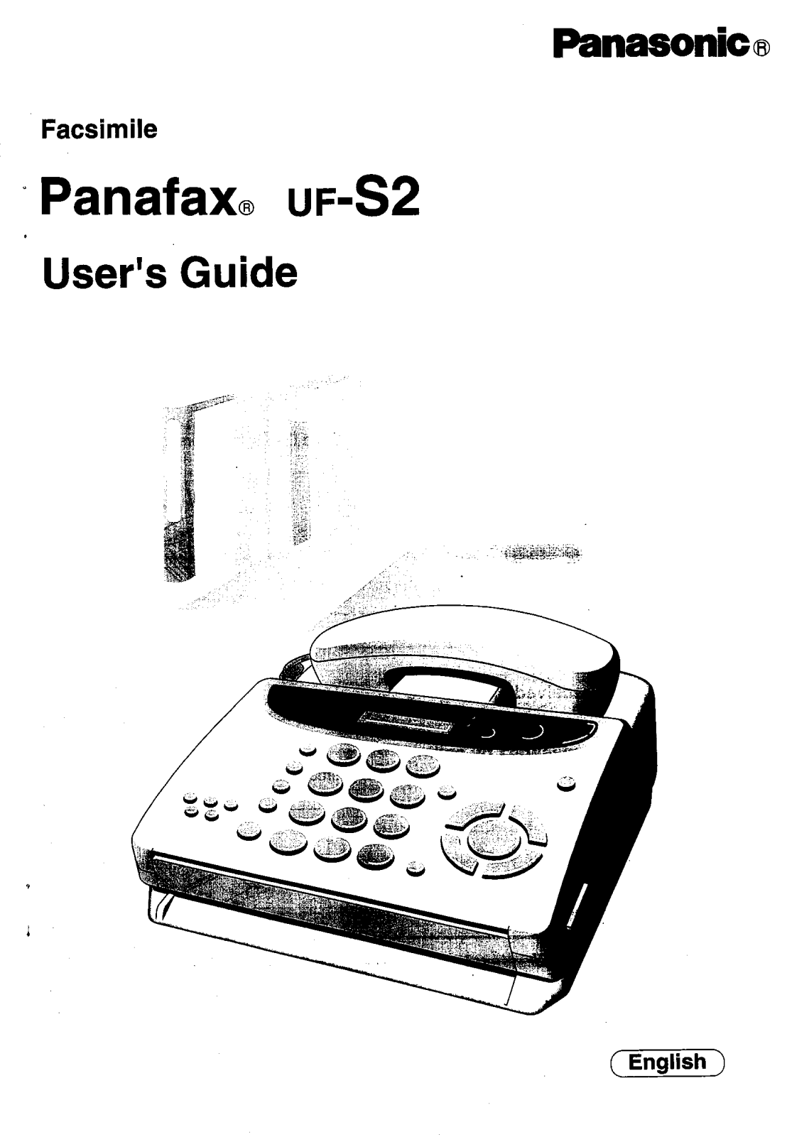 Panasonic UF-S2 User Manual