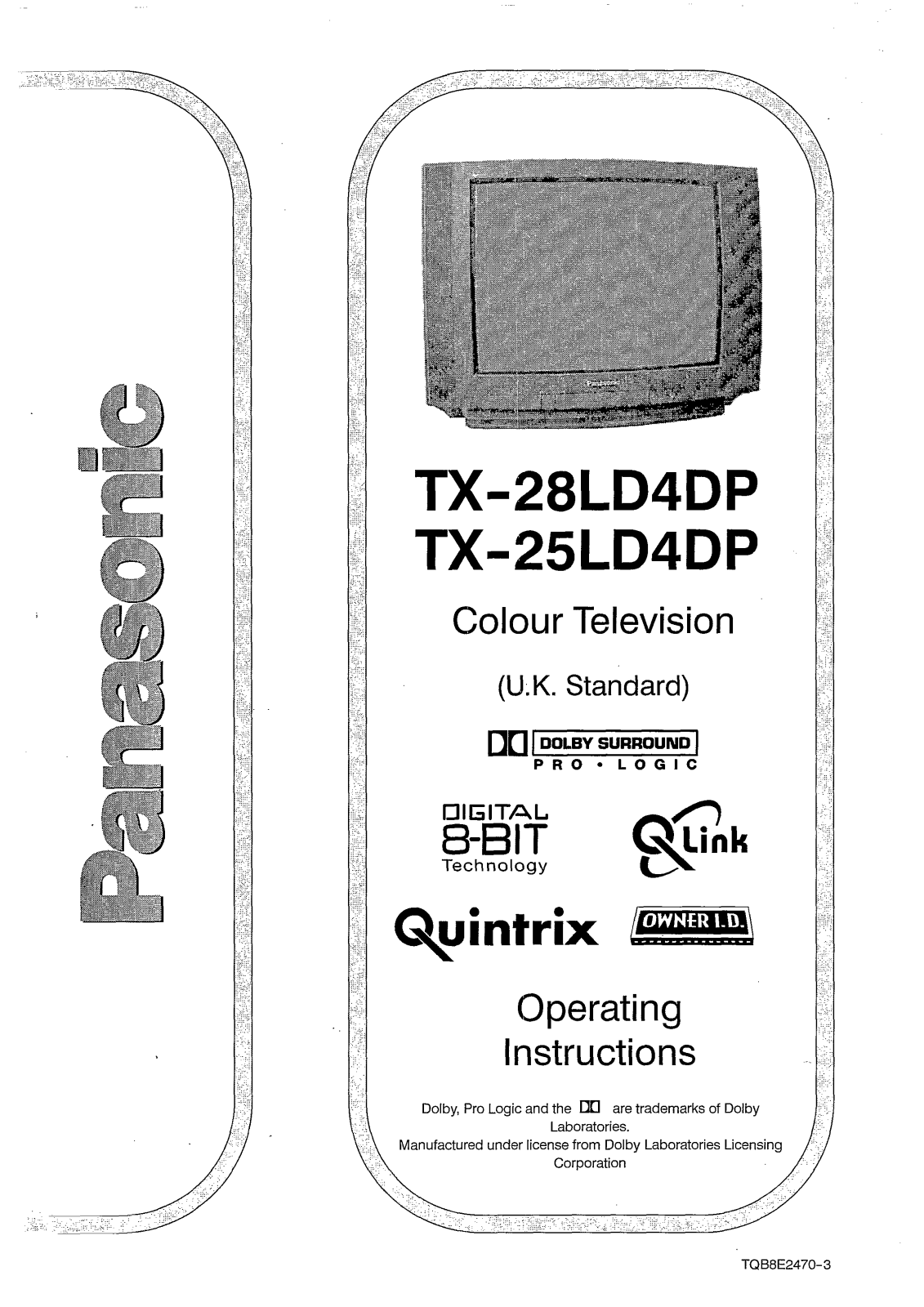 Panasonic TX-25LD4DP, TX-28LD4DP User Manual