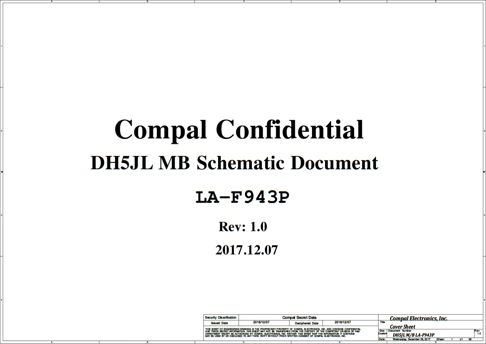 Compal LA-F943P Schematics Rev1.0