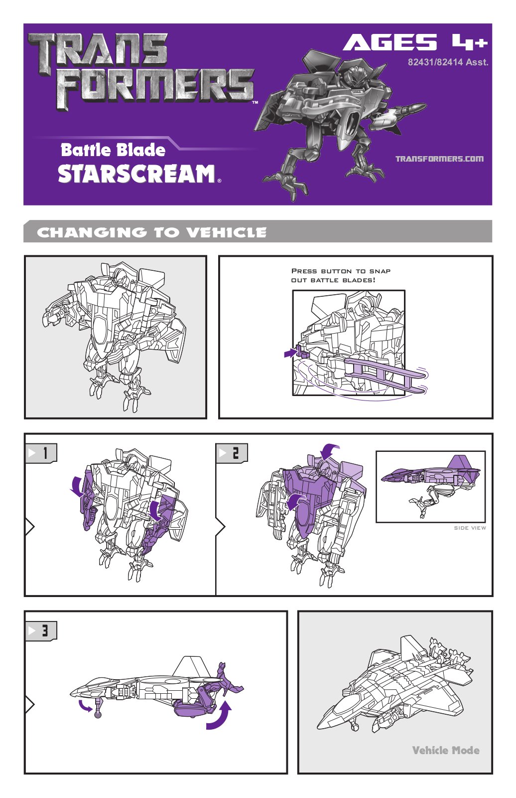 Hasbro 82431, 82414 User Manual