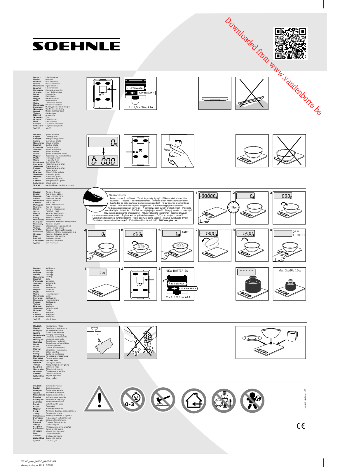 SOEHNLE 66305 User Manual