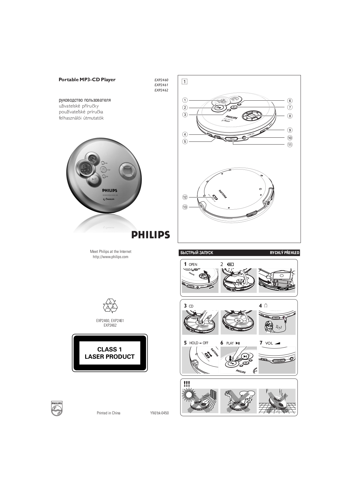 Philips EXP2460 User Manual