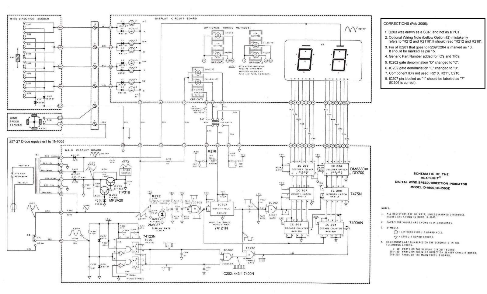 Heathkit ID-1590 Schematic