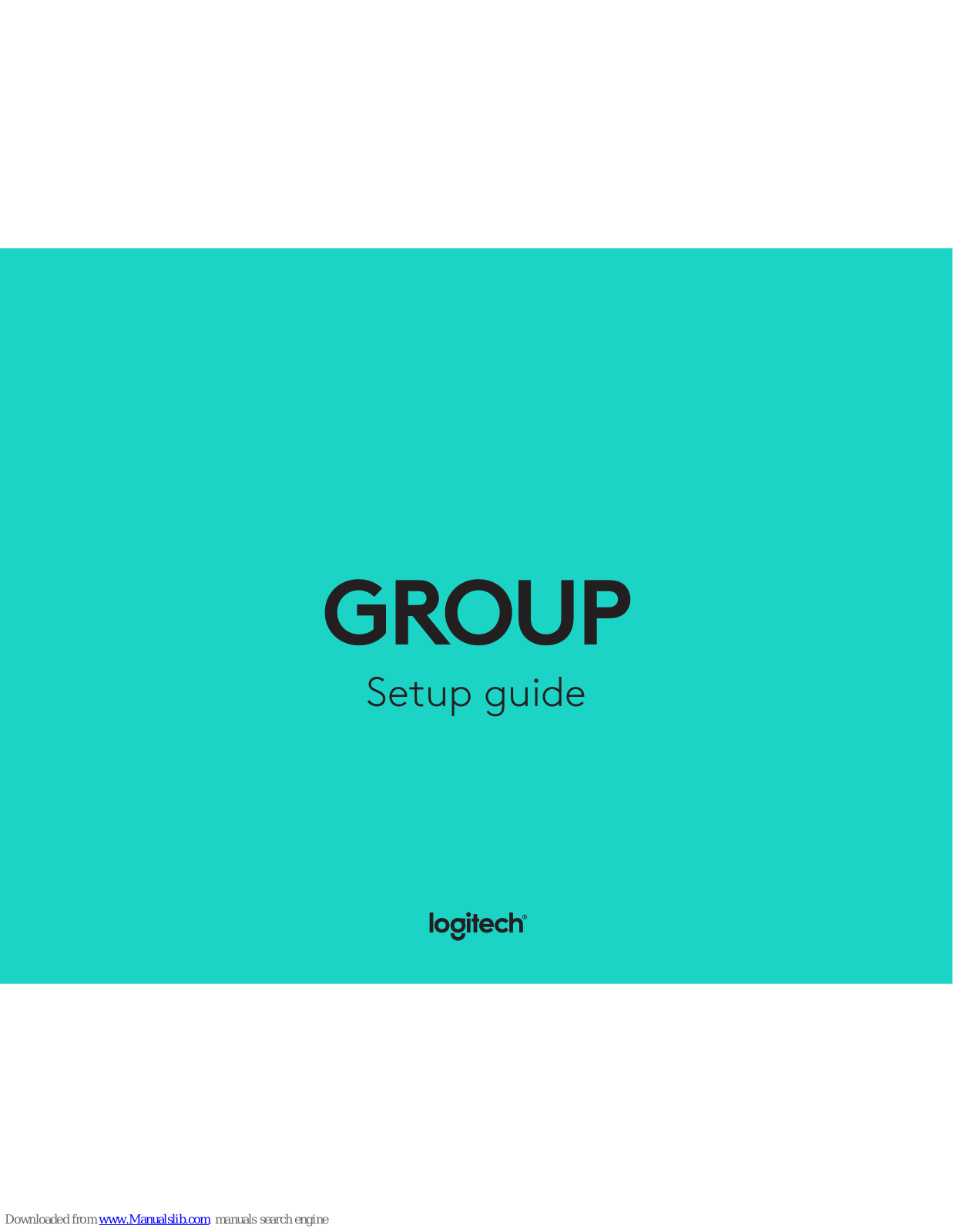 Logitech GROUP series Setup Manual