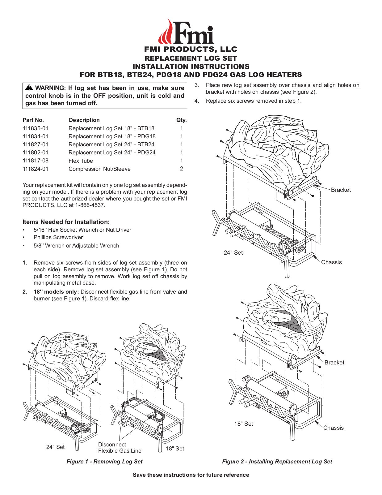 FMI BTB18, PDG18, PDG24, BTB24 User Manual