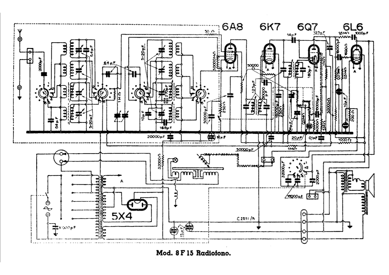 Radiomarelli 8f15 schematic - ManualMachine.com