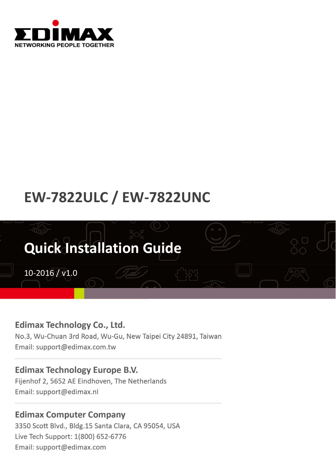 Edimax Technology Co 9578221607 User Manual