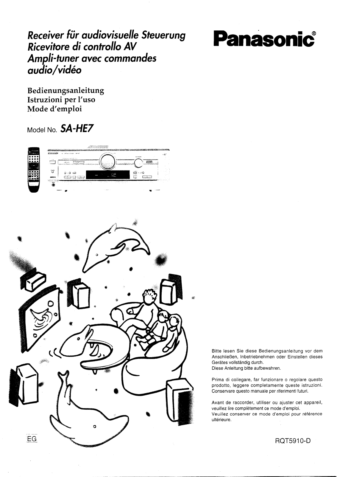 Panasonic SA-HE7 User Manual