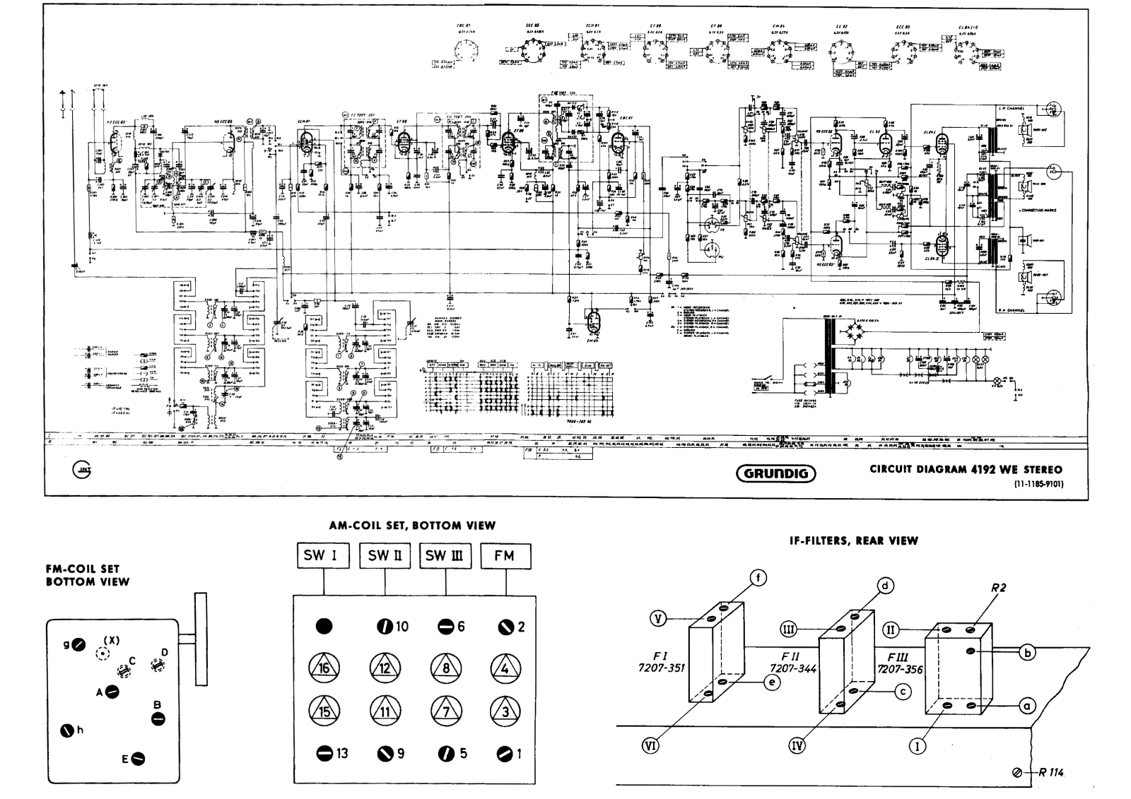 Grundig 4192 schematic