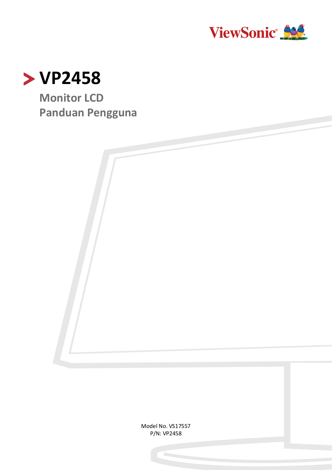 Viewsonic VP2458 User Guide