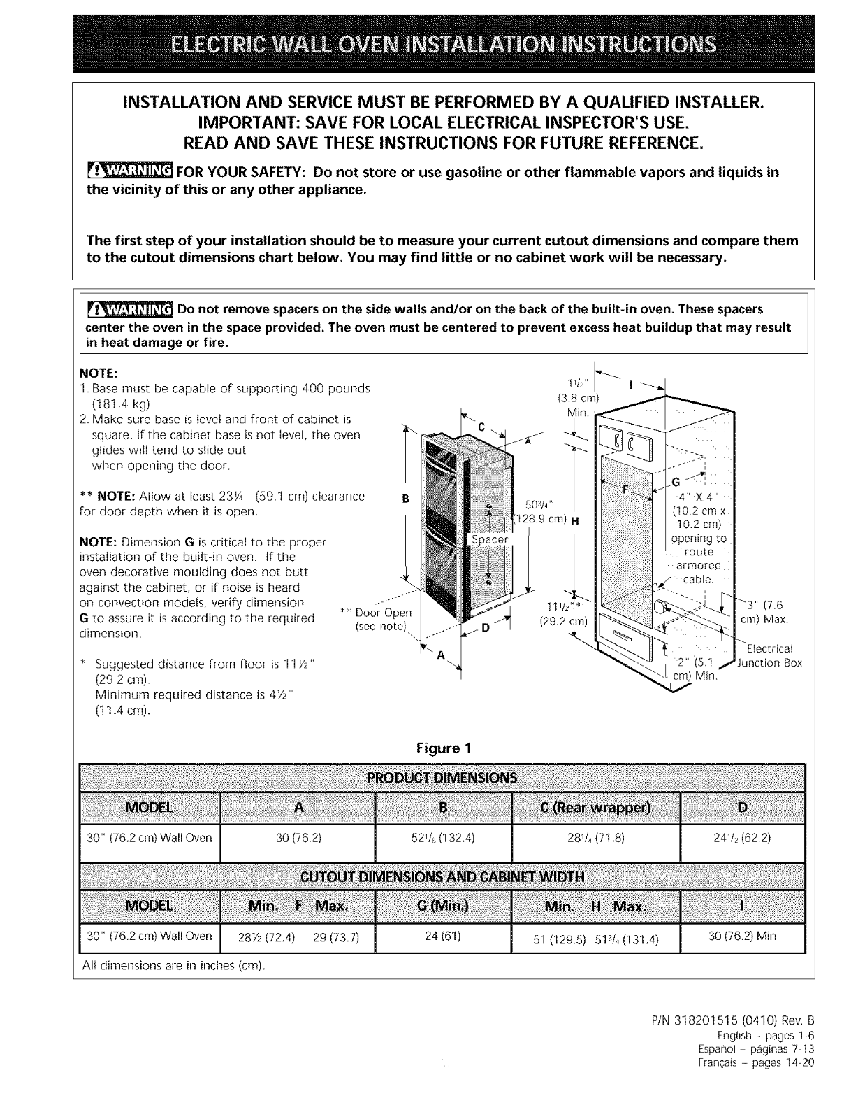 Electrolux E30EW85ESS1, E30EW85ESS2, E30EW8CESS1, E30EW8CESS2 Installation Guide - ManualMachine.com