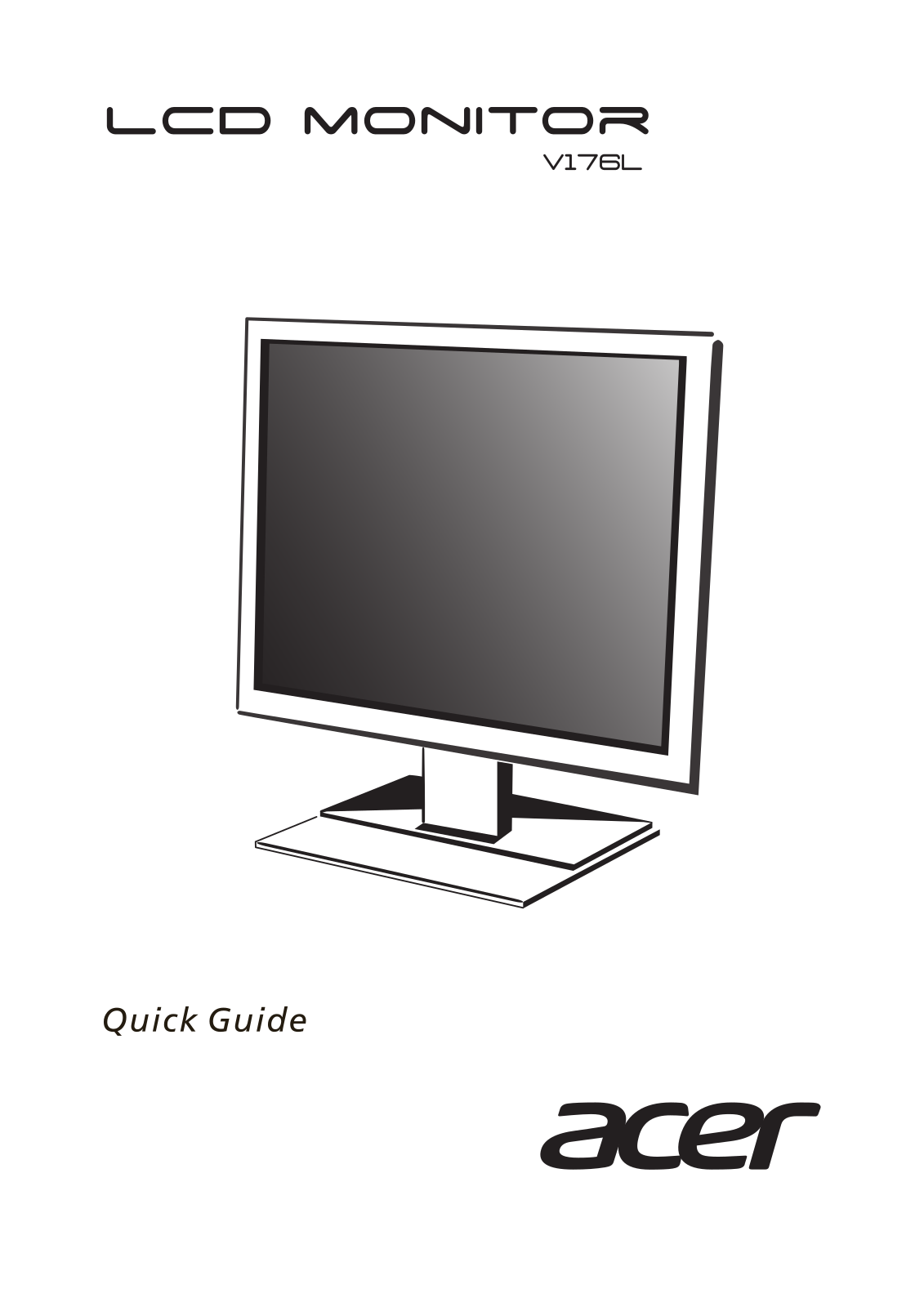 Acer V176L User Manual