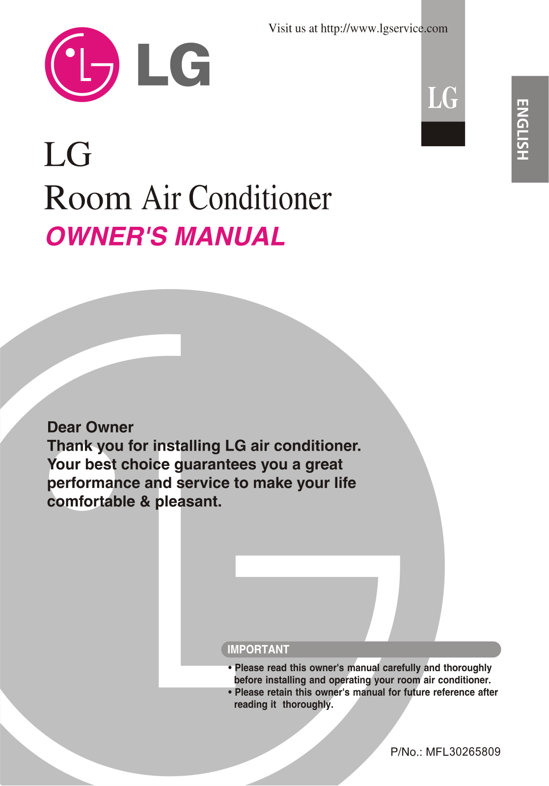 LG S126ZC, S096ZC Owner’s Manual