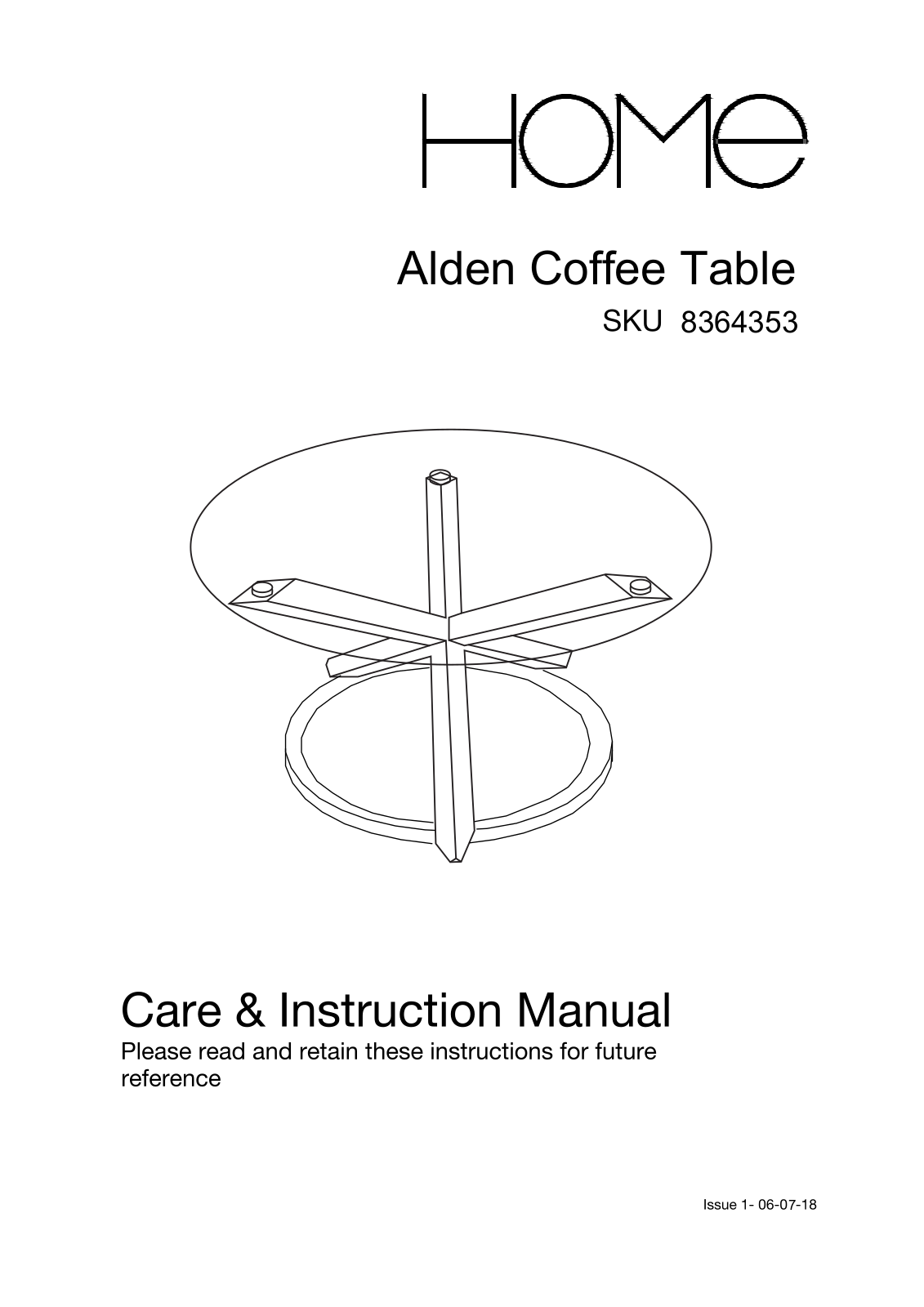 Argos 8364353 ASSEMBLY INSTRUCTIONS - ManualMachine.com