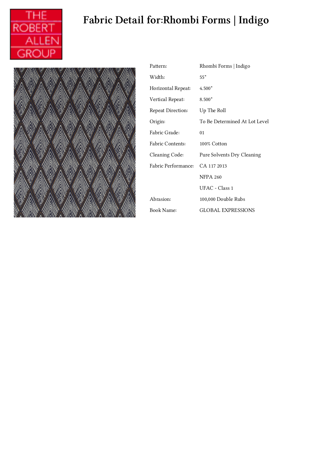 Robert Allen RALF1593 Specifications - ManualMachine.com