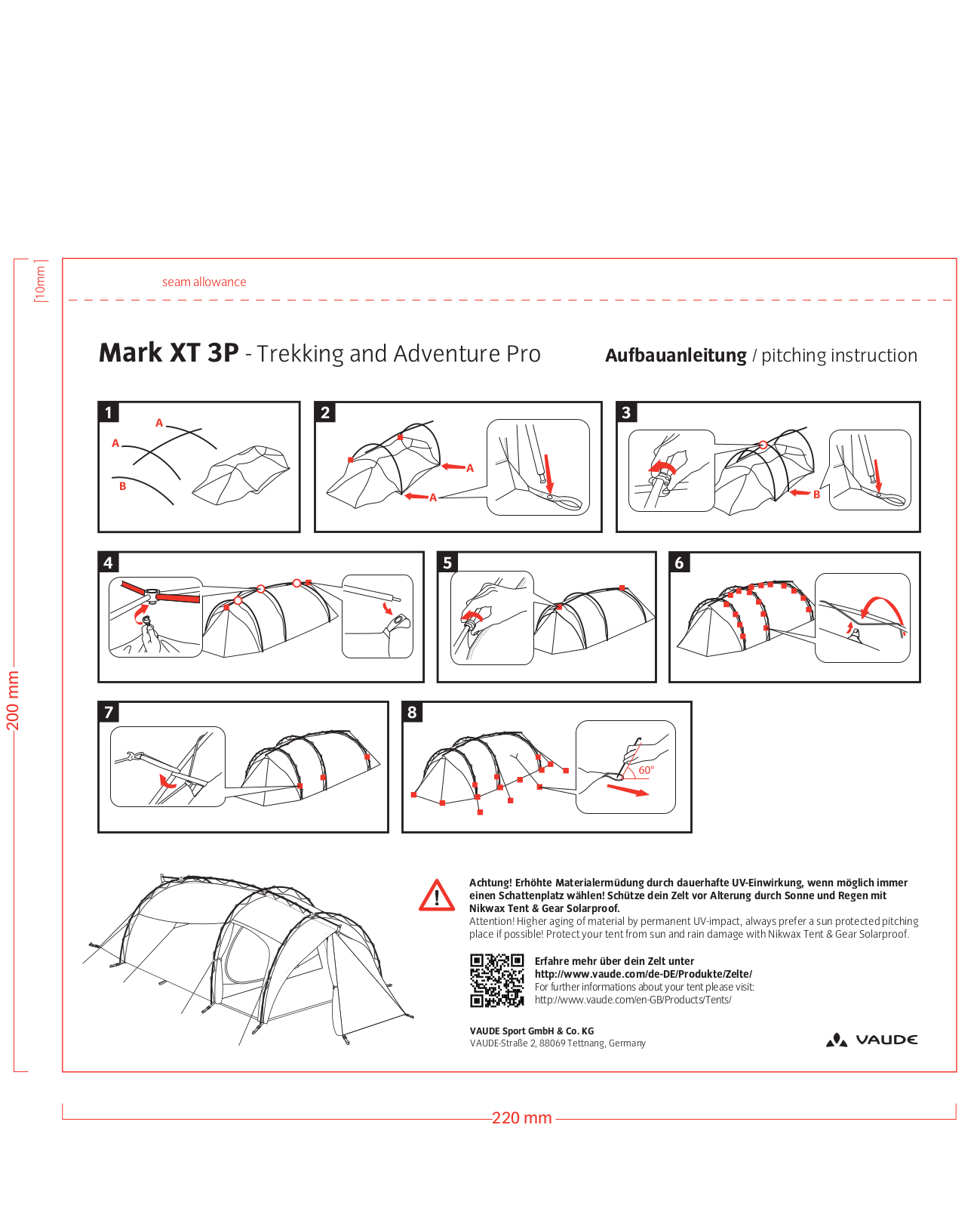 Vaude Mark XT 3P User guide - ManualMachine.com