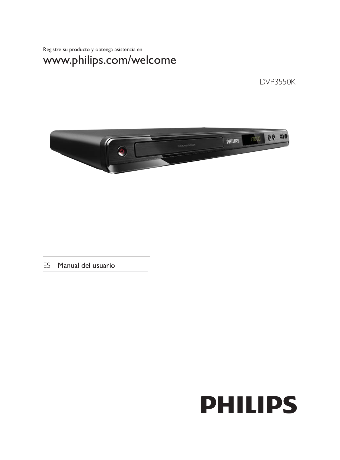 Philips DVP3550K/55 Owners Manual