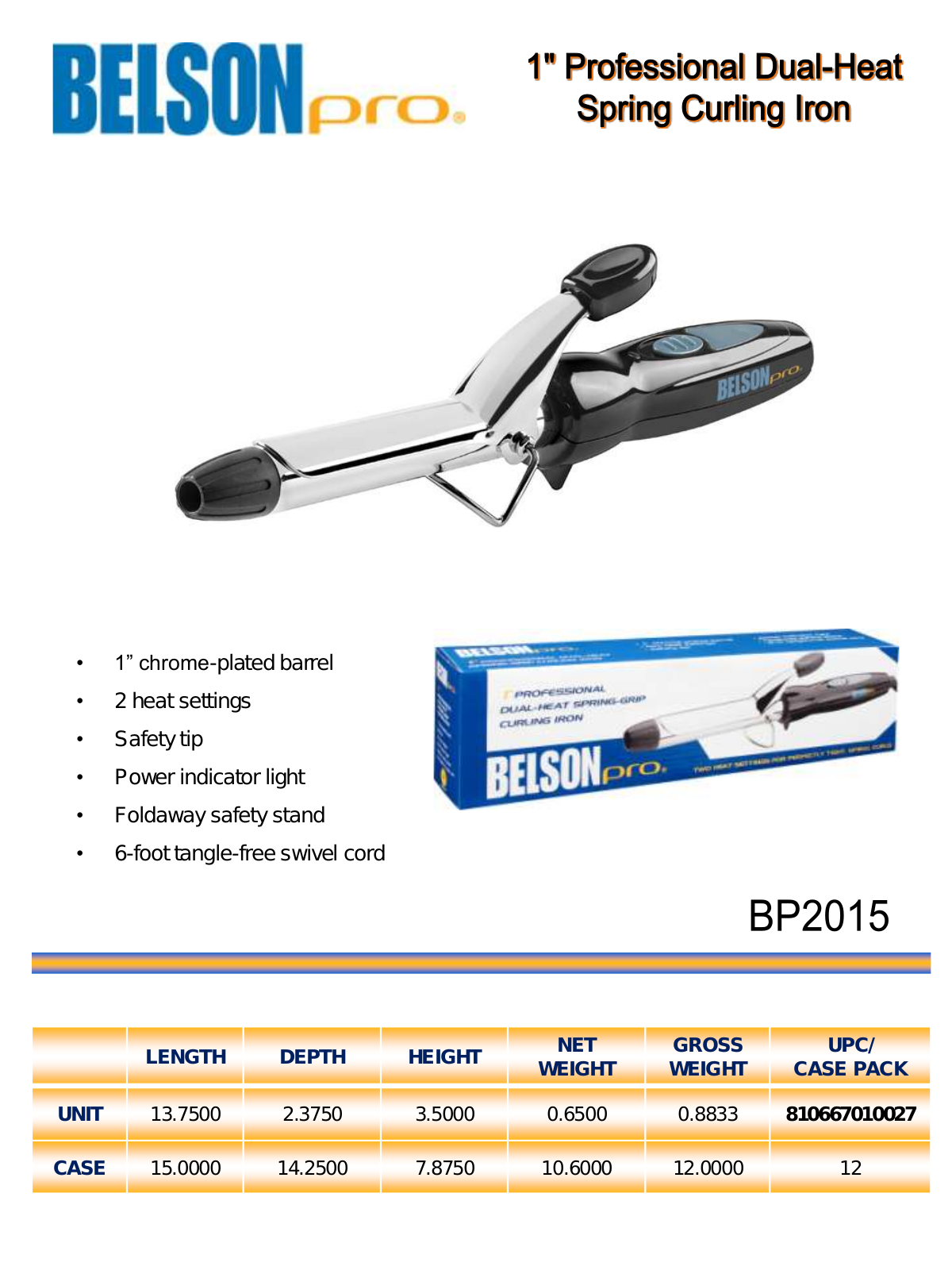 Belson BP2015 DATASHEET