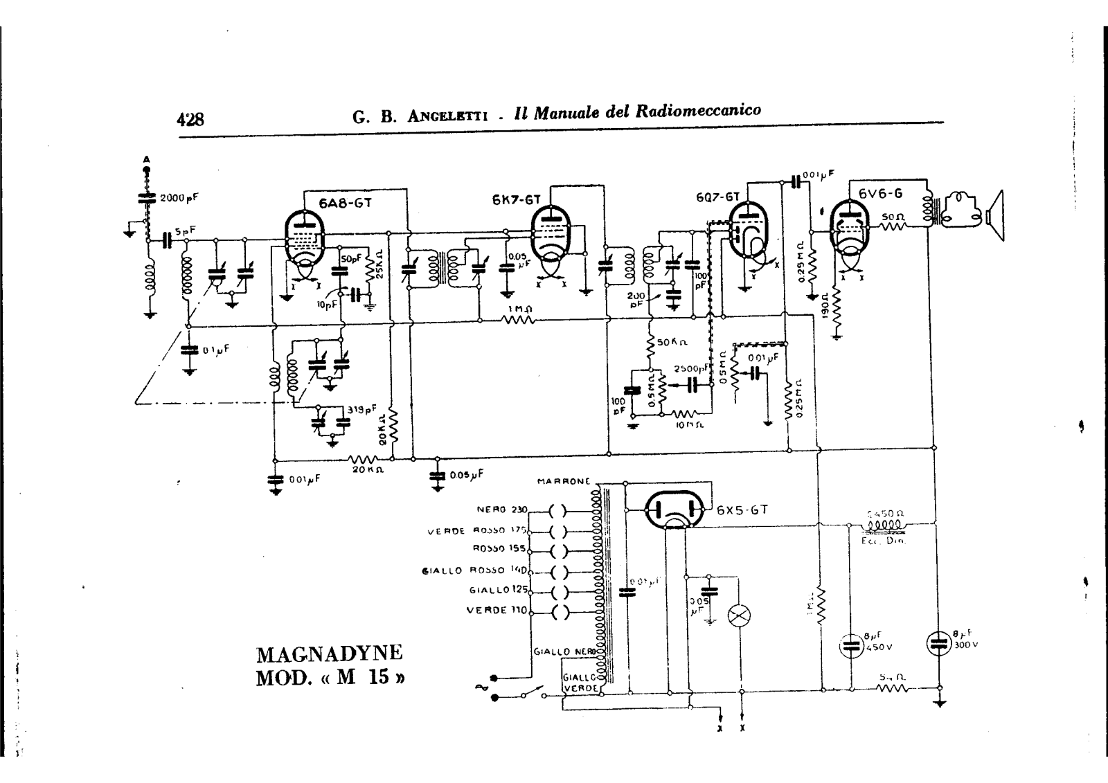 Magnadyne m15 schematic