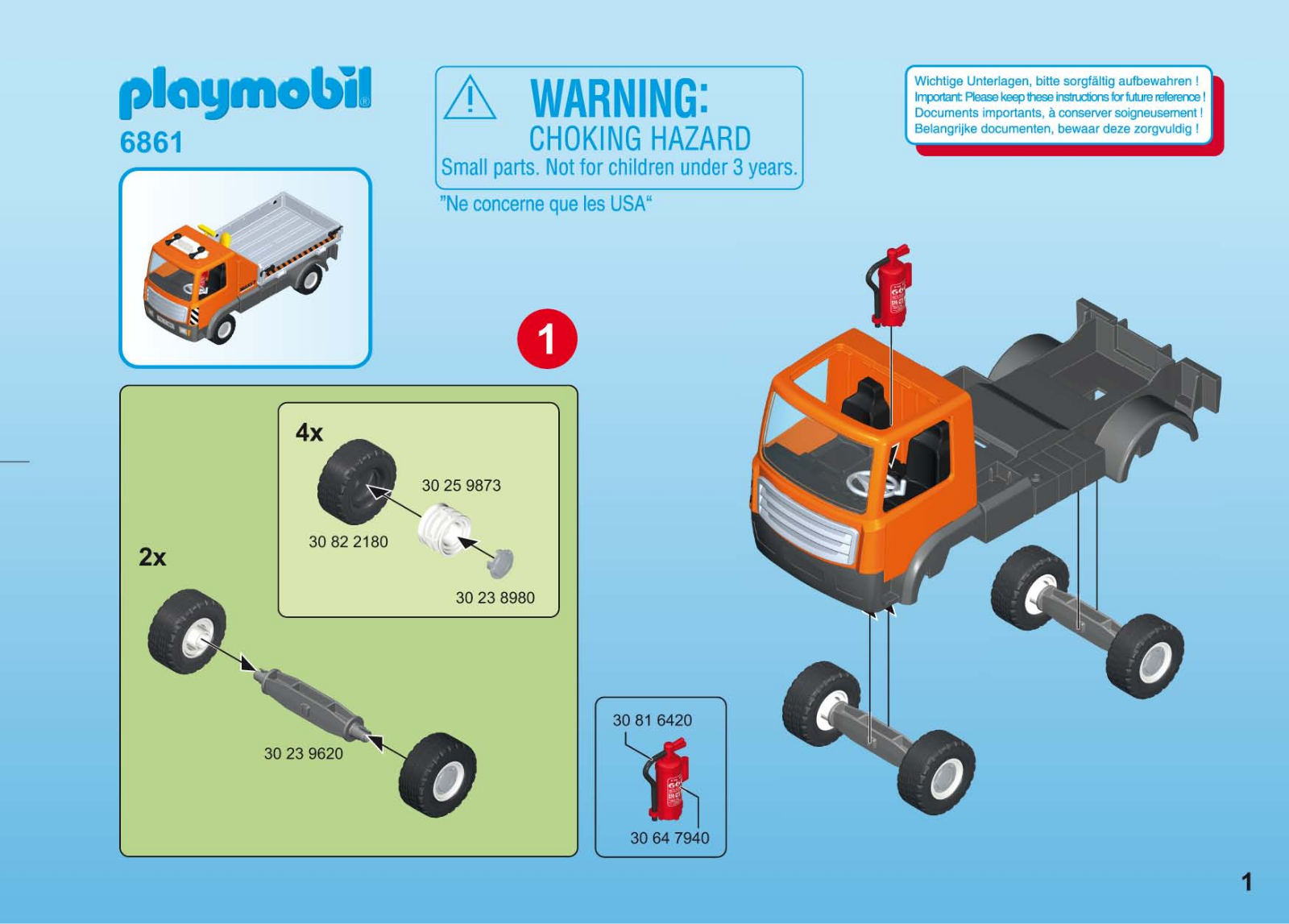 Playmobil 6861 Instructions