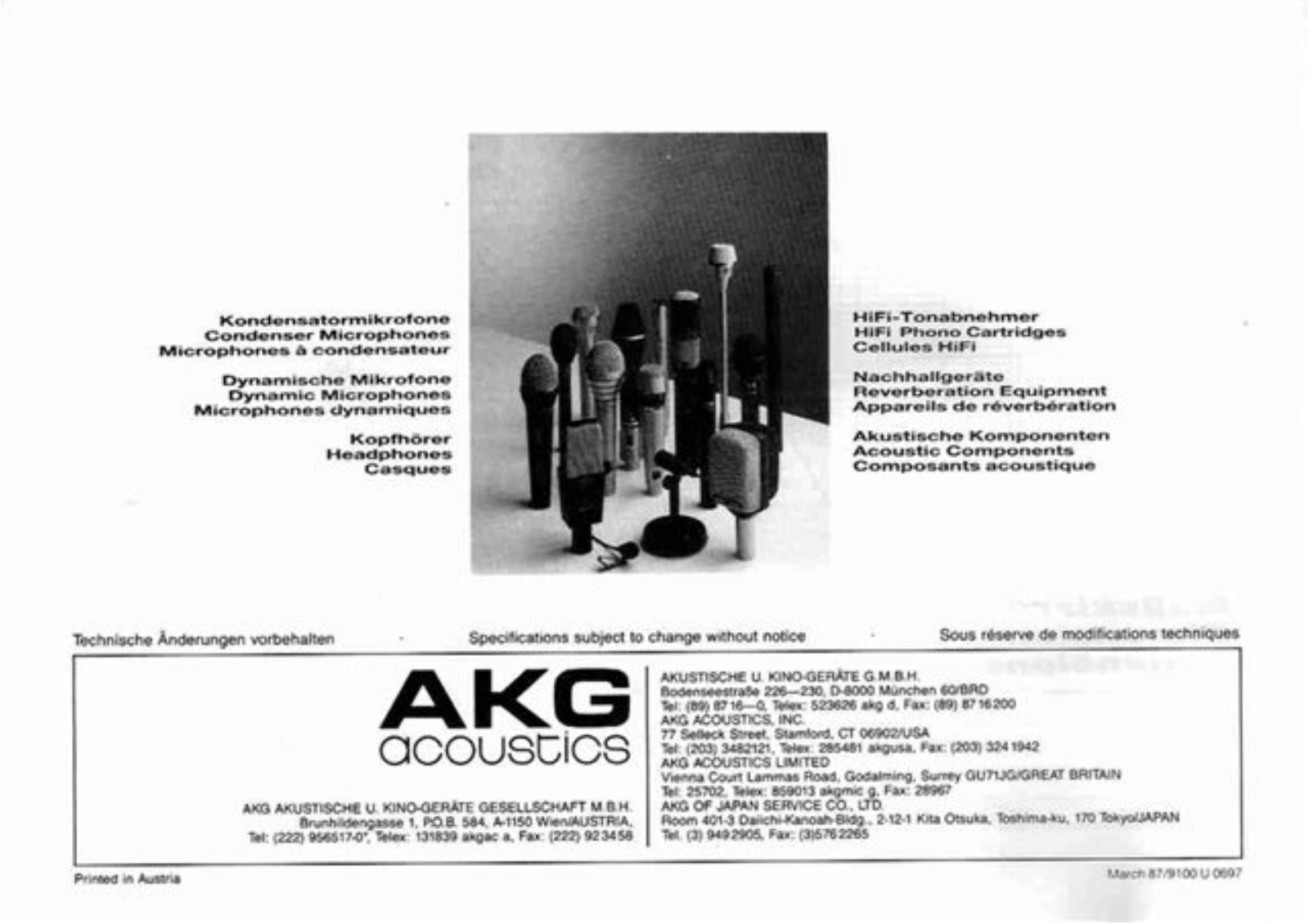 AKG C 410 User Manual