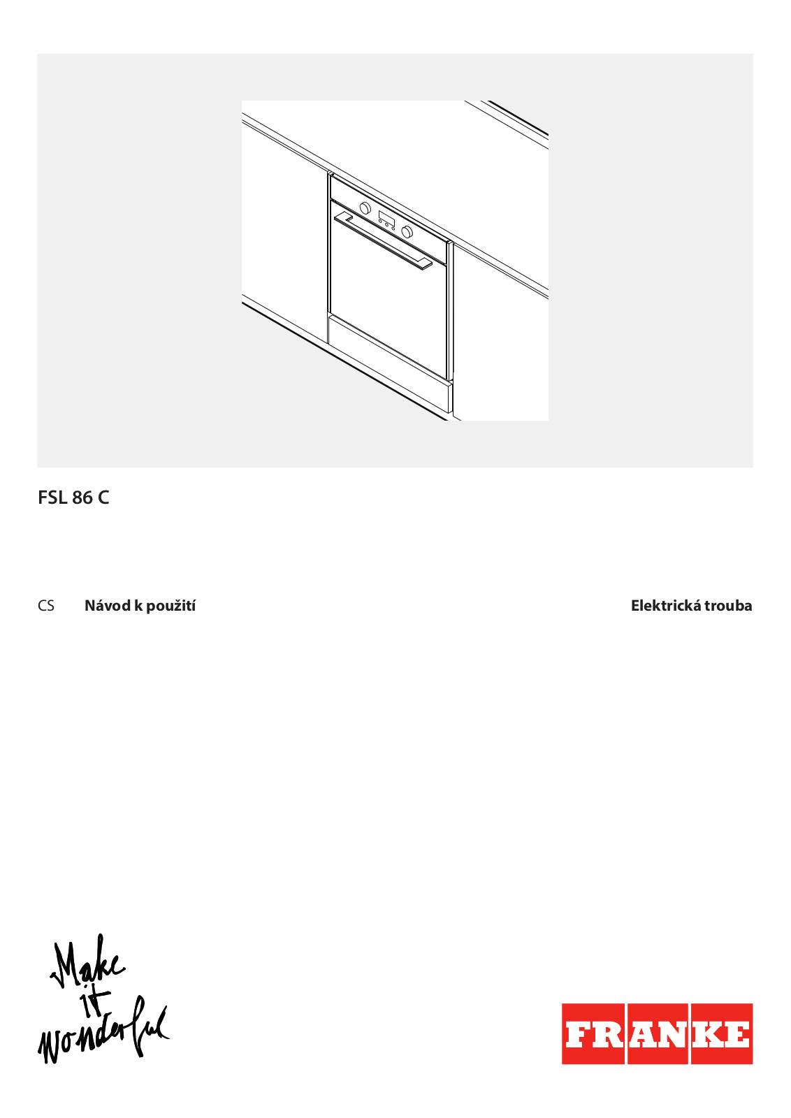 FRANKE FSM 86 HE XS Daily Reference Guide