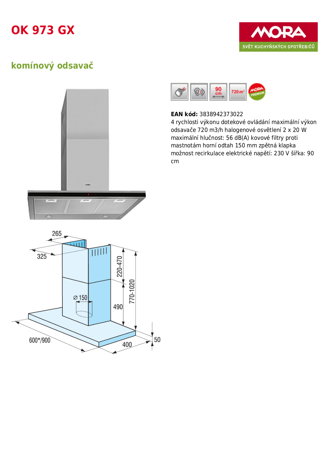 Mora OK 973 GX User Manual