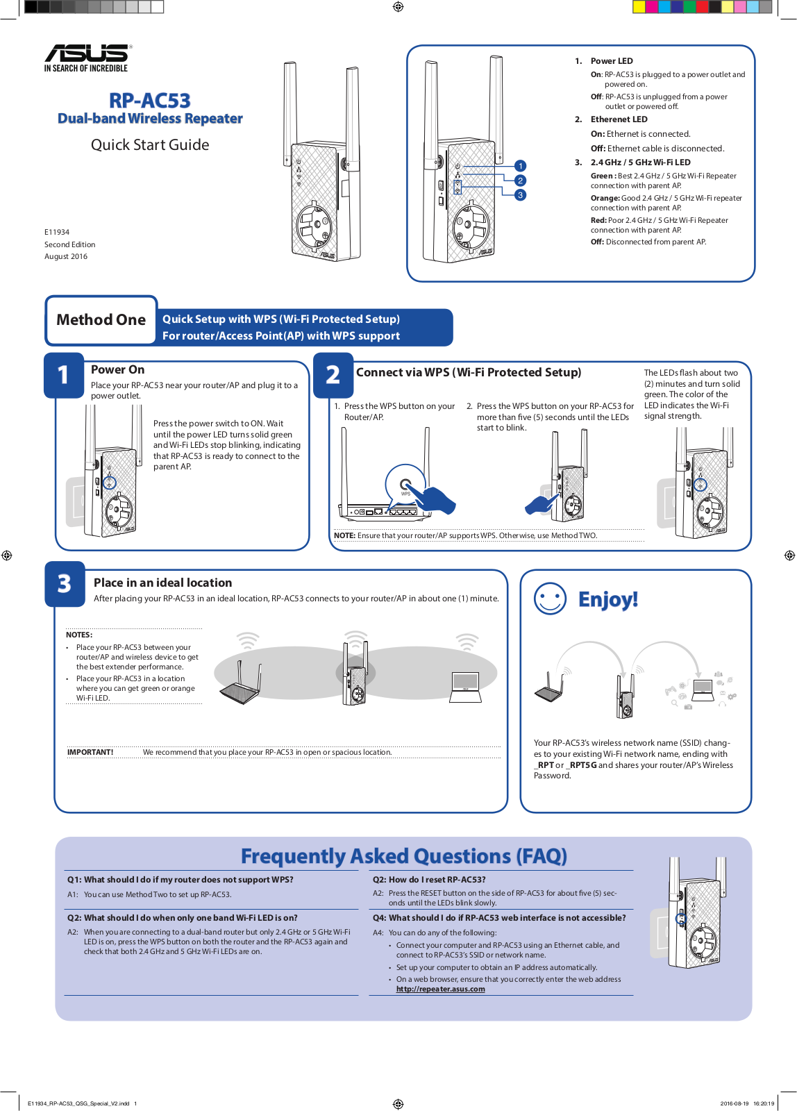 Asus RP-AC53 User manual