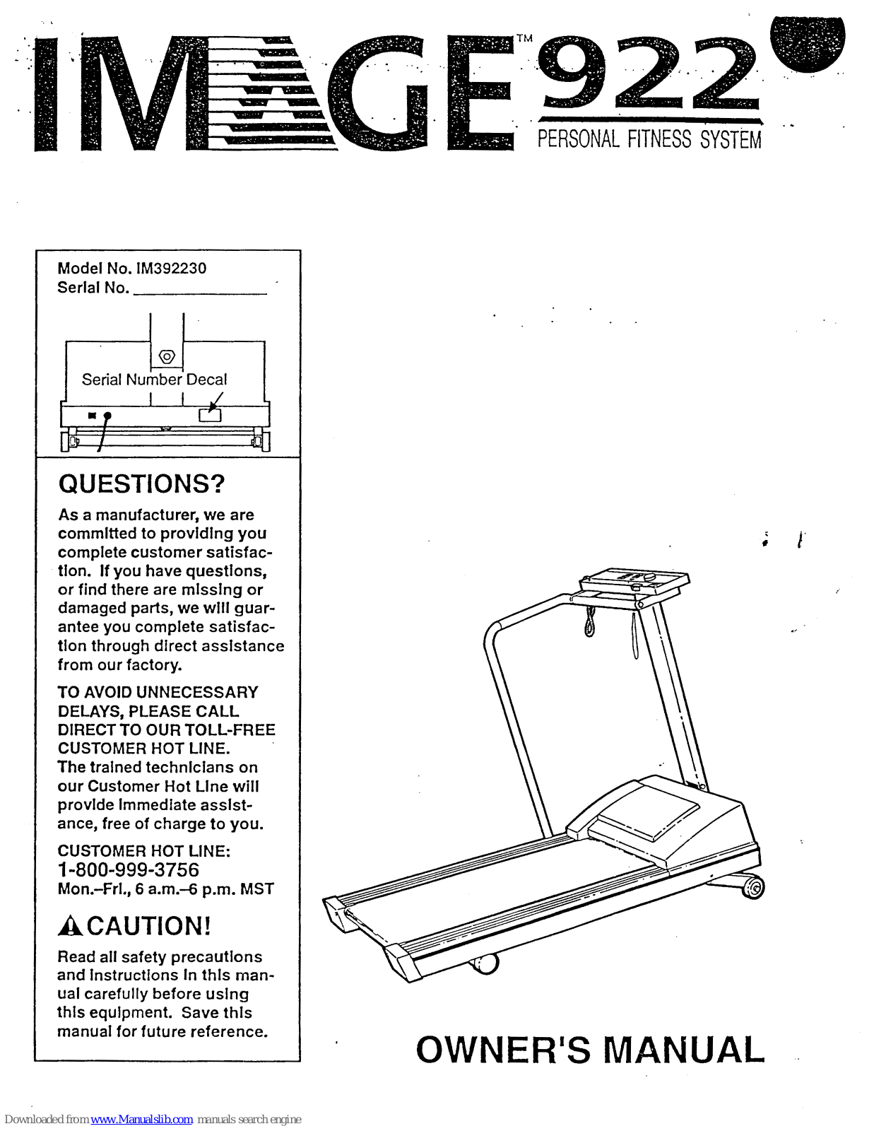 Image 922, IM392230 User Manual