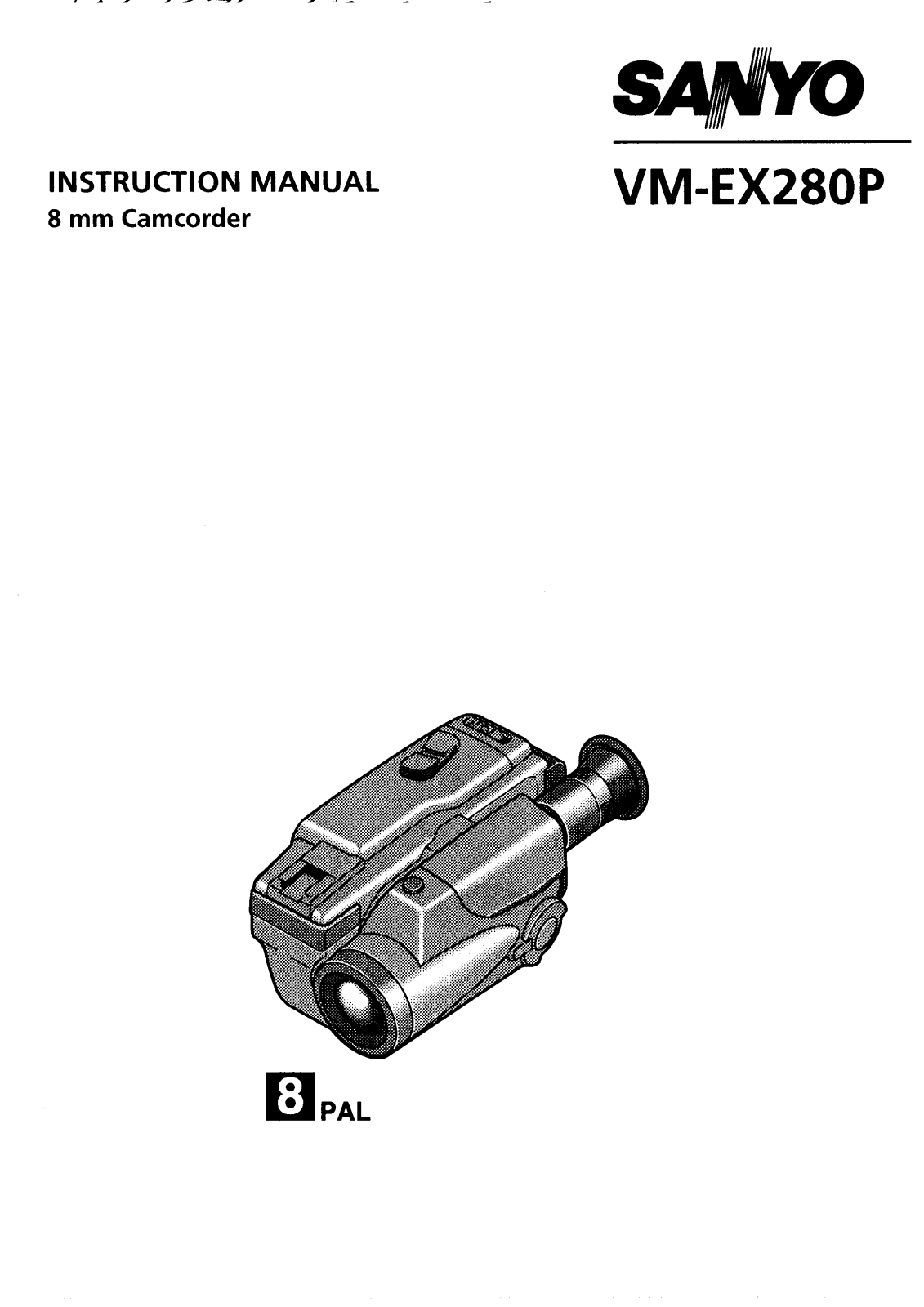 SANYO VM-EX280P User Manual