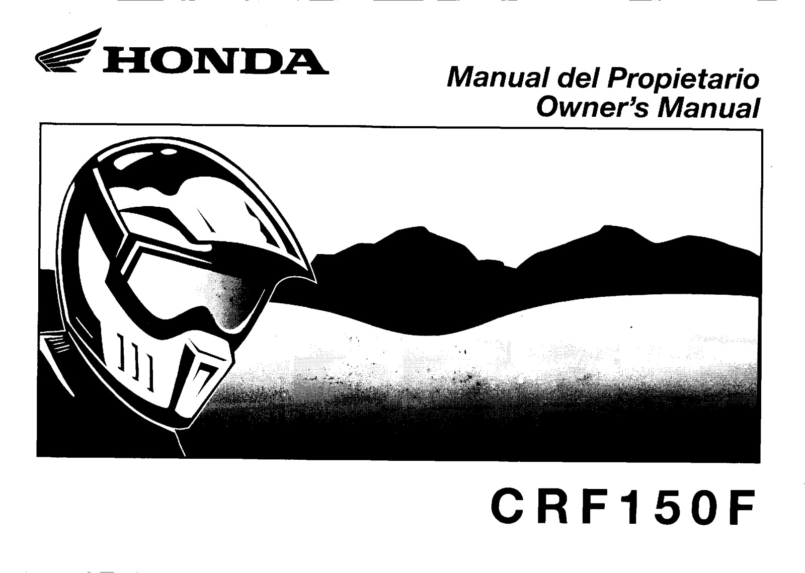 Honda CRF150F 2006 Owner's Manual