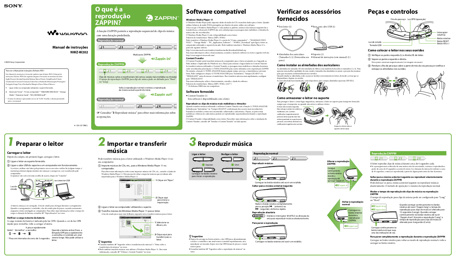 Sony NWZ-W202 User Manual