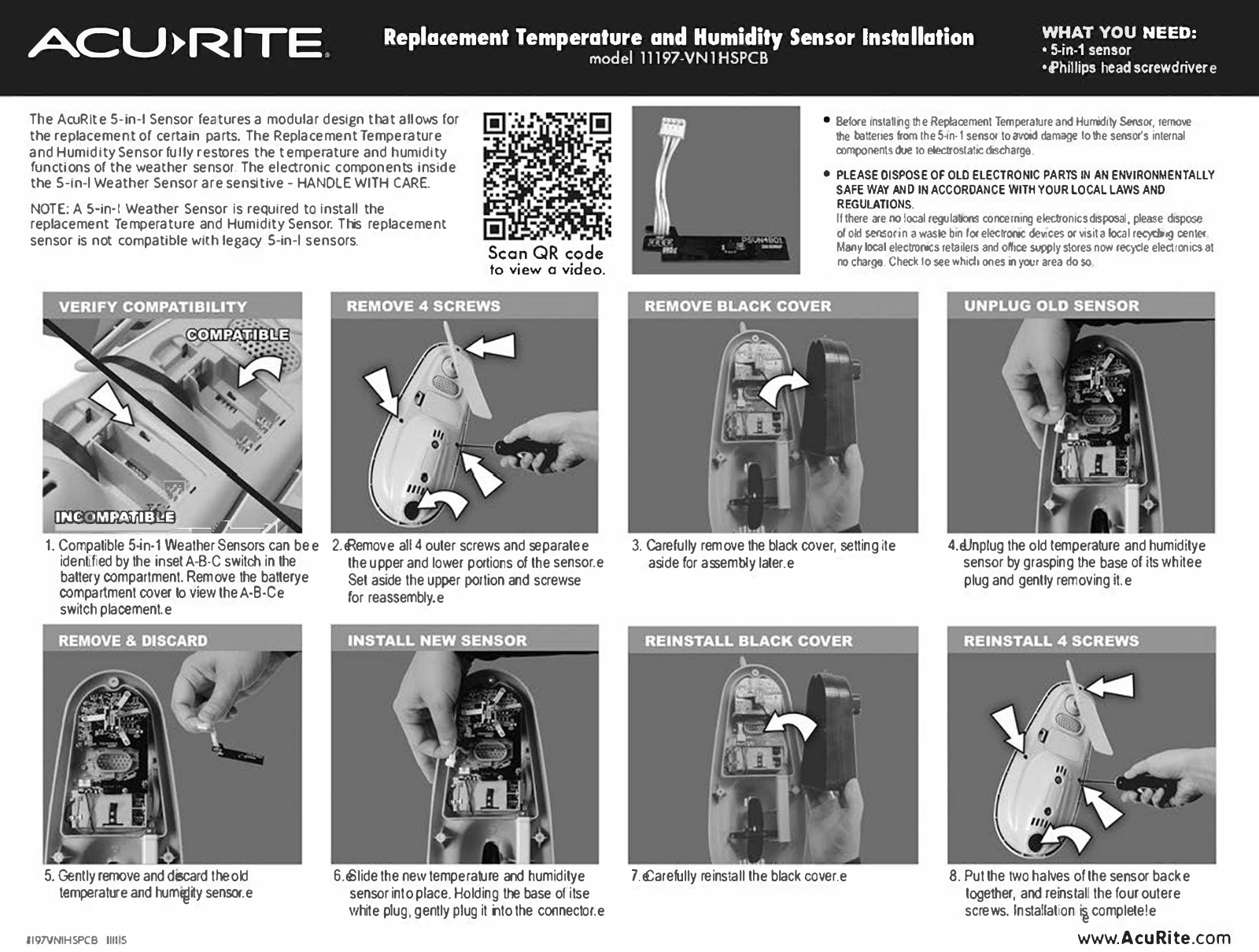 AcuRlte 11197-VN 1 HSPCB Installation Manual