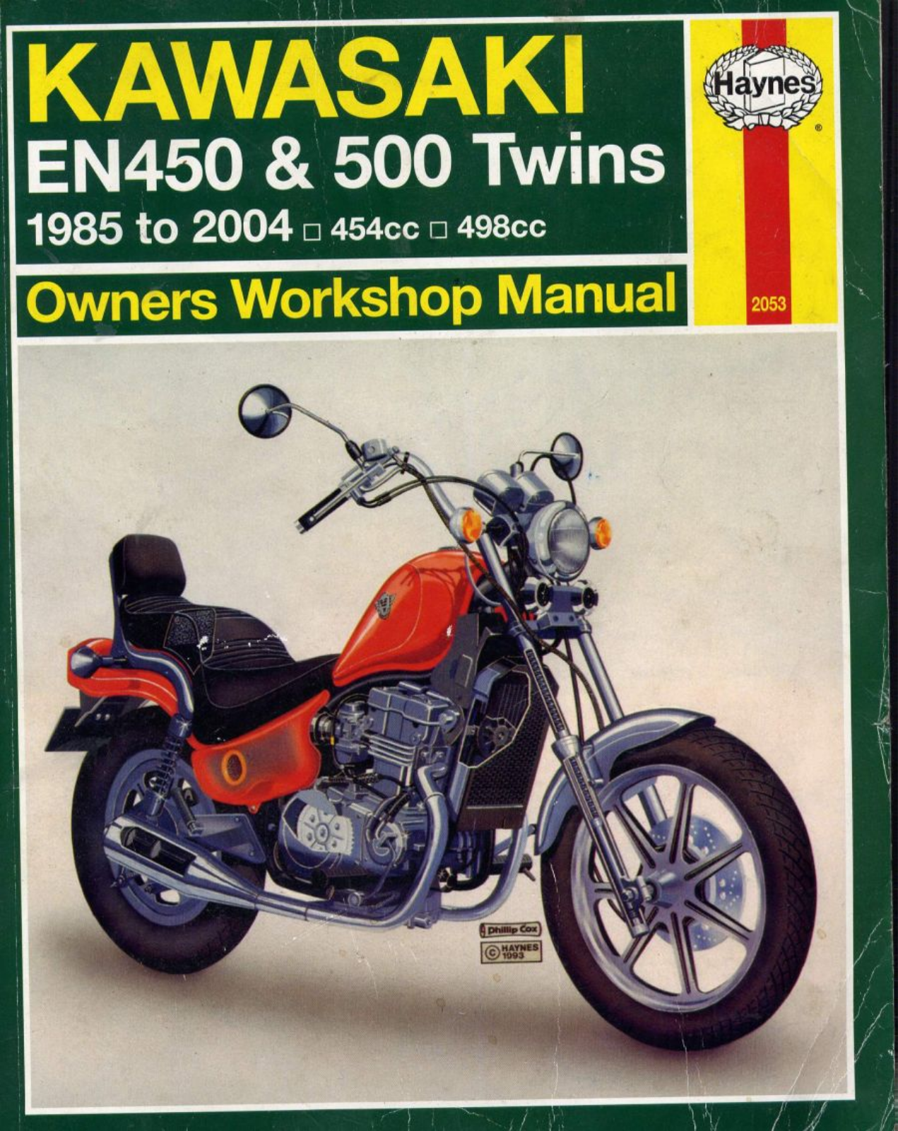 Kawasaki EN450, 454 LTD, 500 Vulcan 85-04 Service Manual